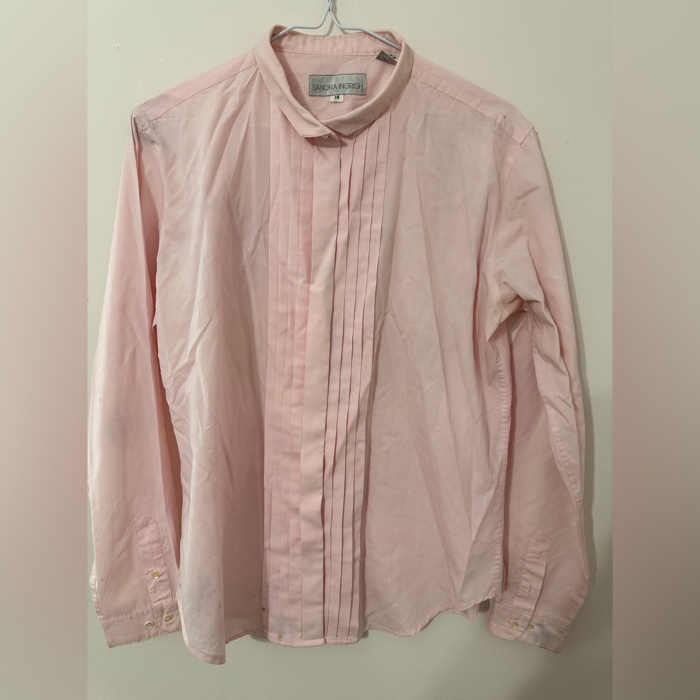 Sandra Ingrish Light Pink Men's Dress Shirt